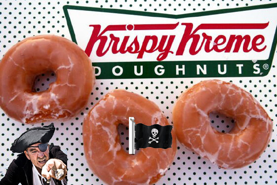 Krispy-Kreme celebrates pirate day